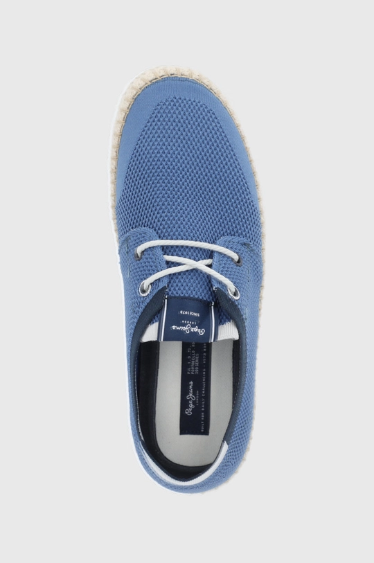 kék Pepe Jeans espadrilles Tourist Laces Up Knit