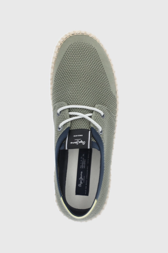 zielony Pepe Jeans espadryle Tourist Laces Up