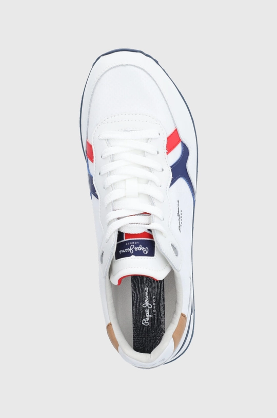 biały Pepe Jeans buty Britt Man flag