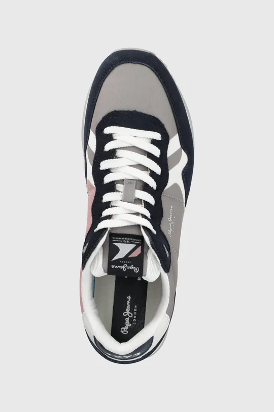 szary Pepe Jeans sneakersy britt man divided