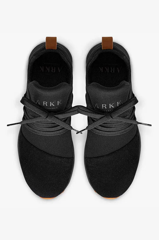 czarny Arkk Copenhagen sneakersy Raven Nubuck