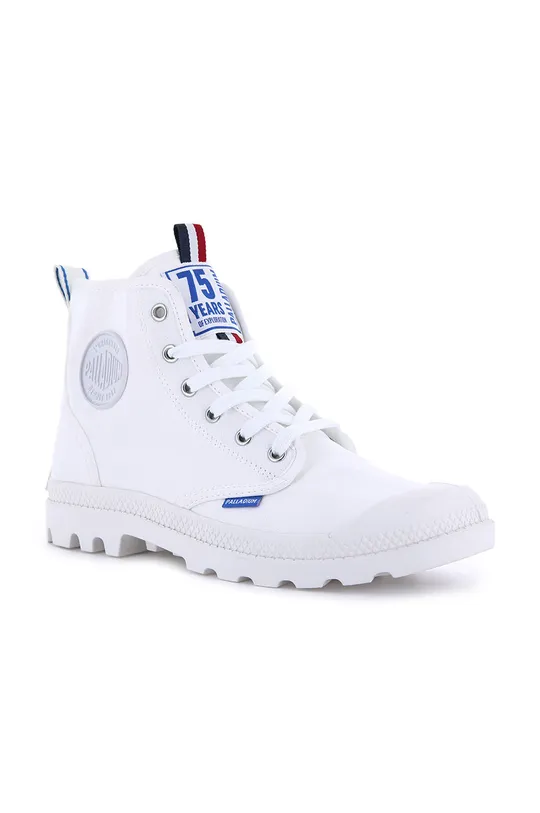 Πάνινα παπούτσια Palladium Pampa Hi Dare 75 λευκό