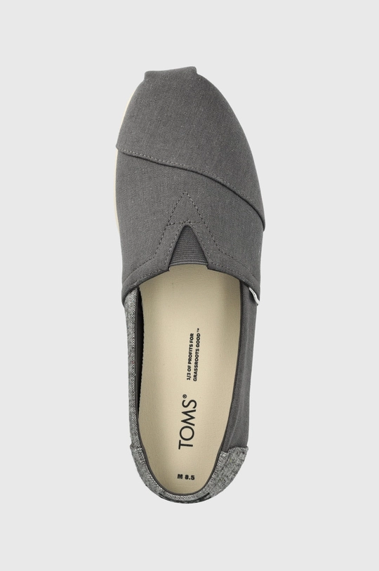 sivá Espadrilky Toms Alpargata