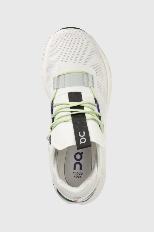 white On-running running shoes Cloudnova