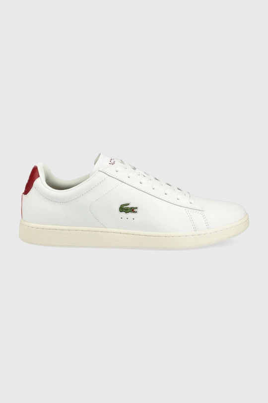 biały Lacoste sneakersy skórzane 743SMA00172G1 Męski