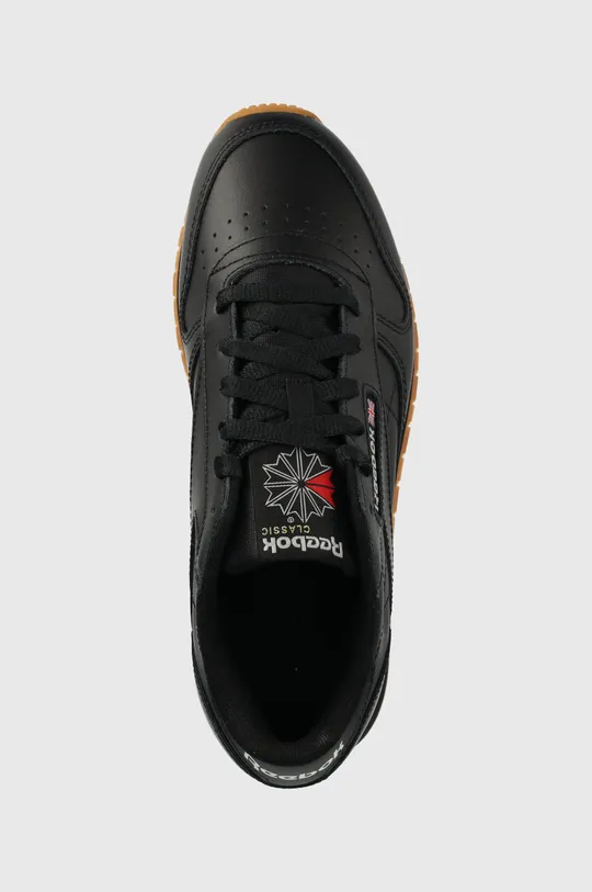 black Reebok Classic leather sneakers GY0954