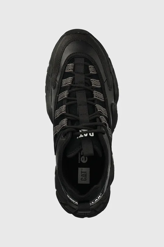 μαύρο Δερμάτινα αθλητικά παπούτσια Caterpillar Vapor Web