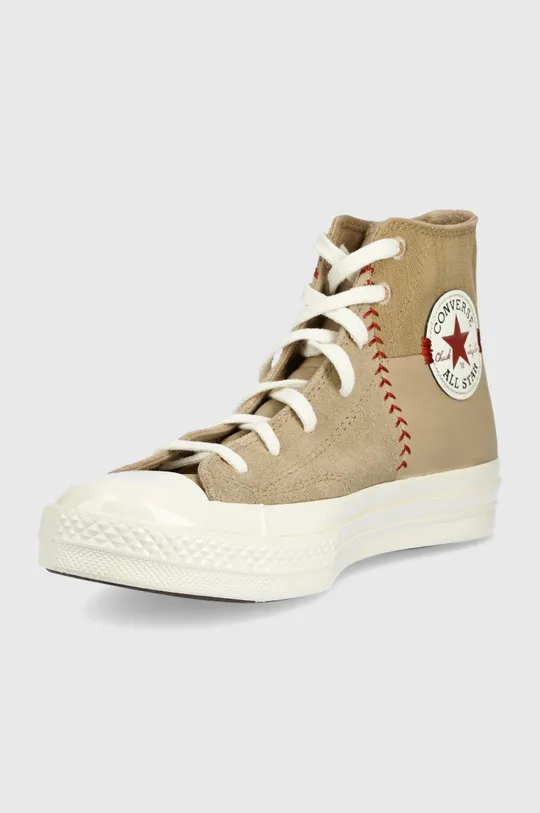 Converse trainers  Uppers: Textile material, Natural leather, Suede Inside: Textile material Outsole: Synthetic material