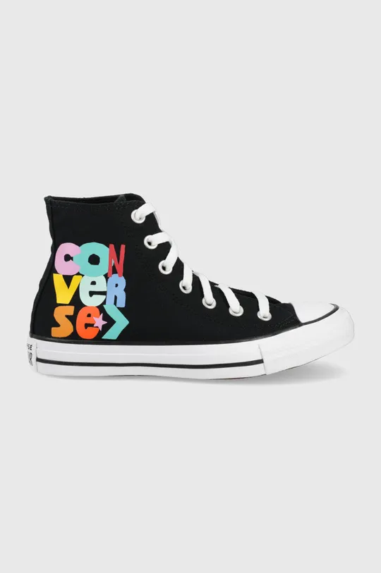 μαύρο Πάνινα παπούτσια Converse 172864C Unisex
