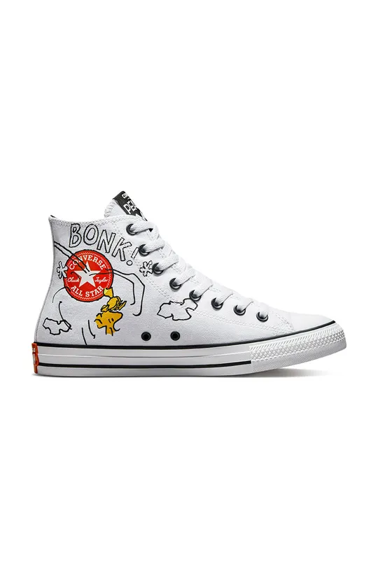 Πάνινα παπούτσια Converse Converse X Peanuts λευκό