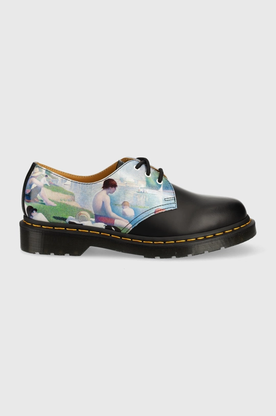 чёрный Кожаные туфли Dr. Martens The National Gallery 1461 Bathers Shoes Unisex