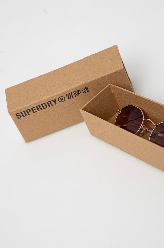 złoty Superdry okulary przeciwsłoneczne