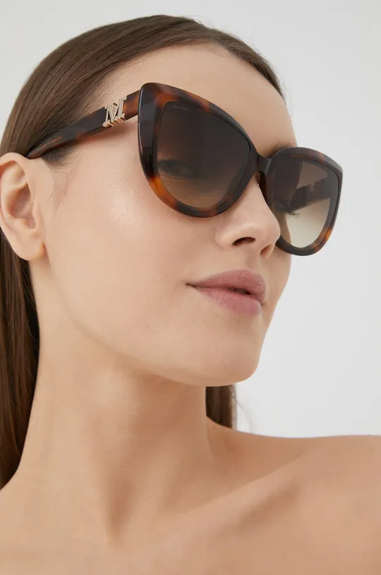 коричневий Сонцезахисні окуляри Max Mara Жіночий