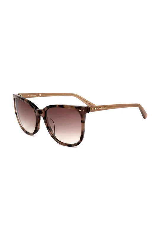 Calvin Klein okulary przeciwsłoneczne brązowy