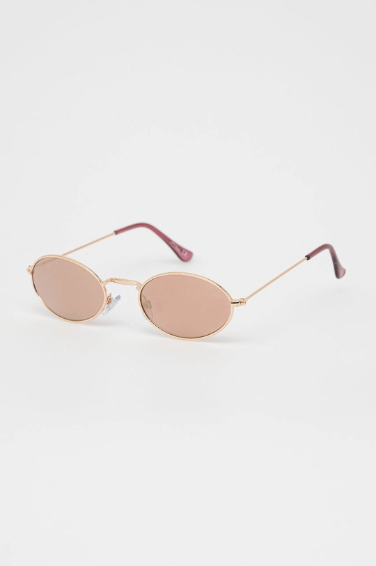 złoty Jeepers Peepers okulary przeciwsłoneczne Unisex