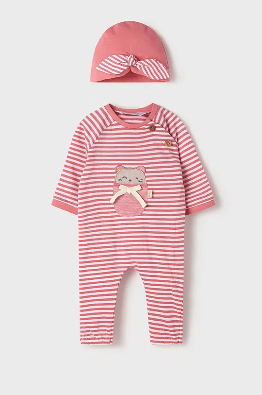 ροζ Φόρμες με φουφούλα μωρού Mayoral Newborn Για αγόρια