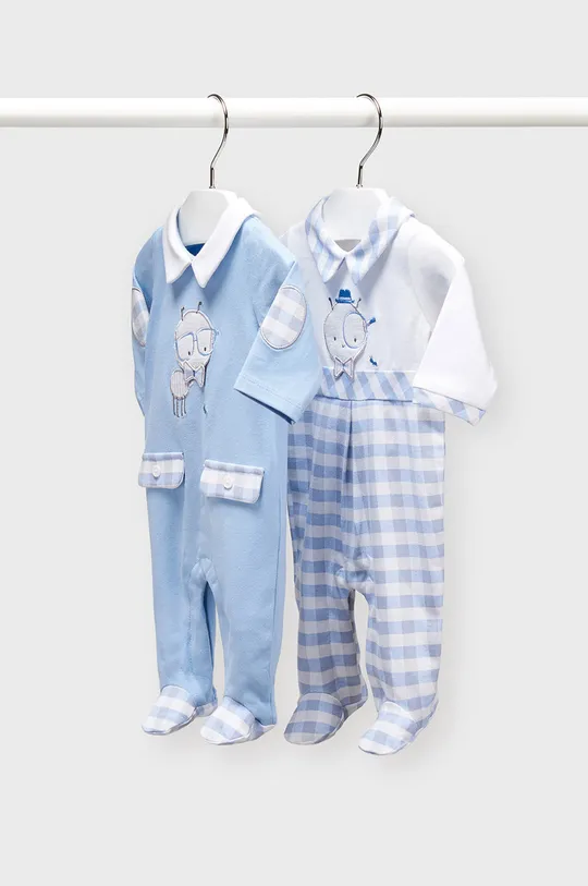μπλε Mayoral Newborn - Φόρμες με φουφούλα μωρού (2-pack) Για αγόρια