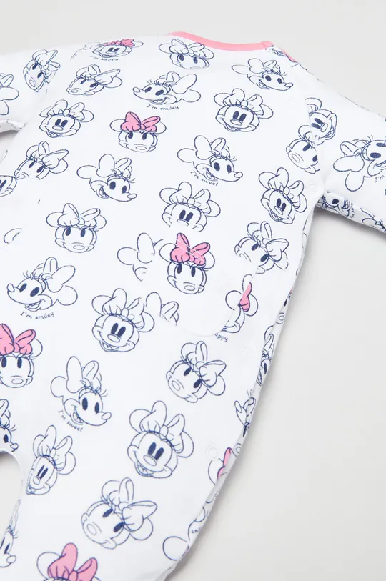 OVS pajacyk niemowlęcy bawełniany x Disney biały