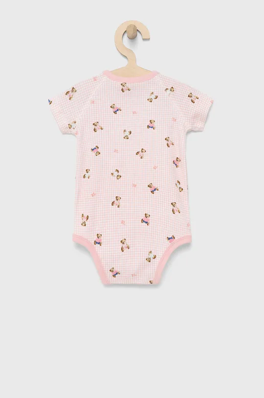 różowy Polo Ralph Lauren body niemowlęce (2-pack) 310864914003