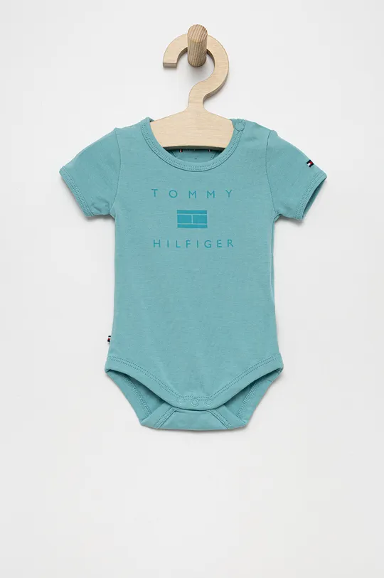 plava Bodi za bebe Tommy Hilfiger Dječji