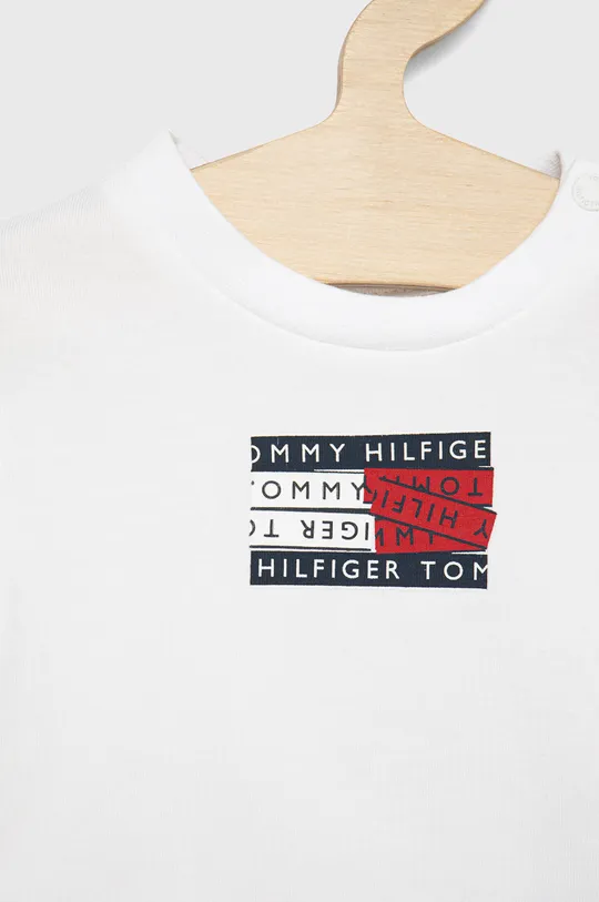 Majica kratkih rukava za bebe Tommy Hilfiger  93% Pamuk, 7% Elastan