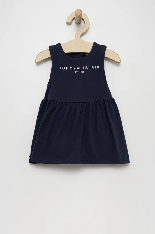 granatowy Tommy Hilfiger sukienka niemowlęca Dziecięcy