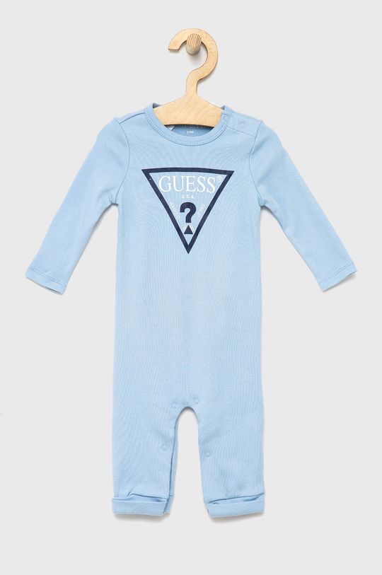 jasny niebieski Guess pajacyk niemowlęcy bawełniany Dziecięcy