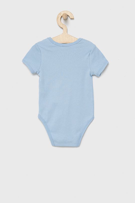 Guess body bawełniane niemowlęce jasny niebieski