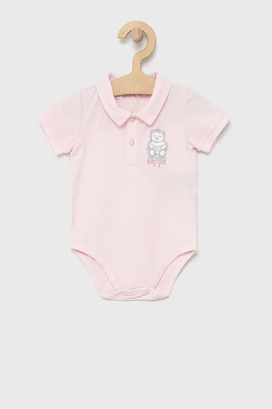 różowy Guess body niemowlęce Dziecięcy