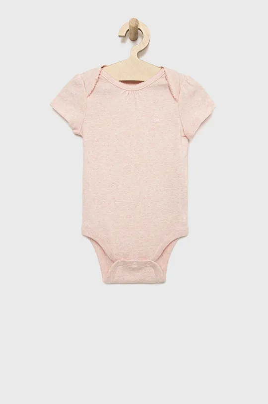 GAP body bawełniane niemowlęce (3-pack) różowy