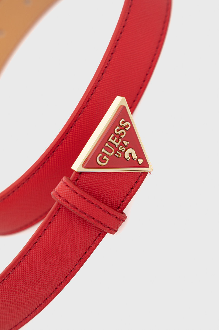 Ремень Guess женский цвет красный | ANSWEAR.ua