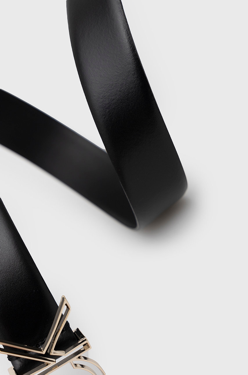 Кожаный ремень Calvin Klein женский цвет чёрный | ANSWEAR.ua