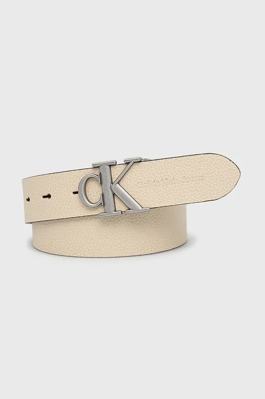 béžová Obojstranný opasok Calvin Klein Jeans Dámsky