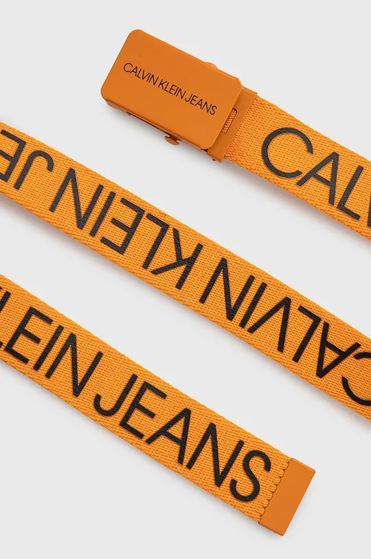 Calvin Klein Jeans - Ζώνη πορτοκαλί