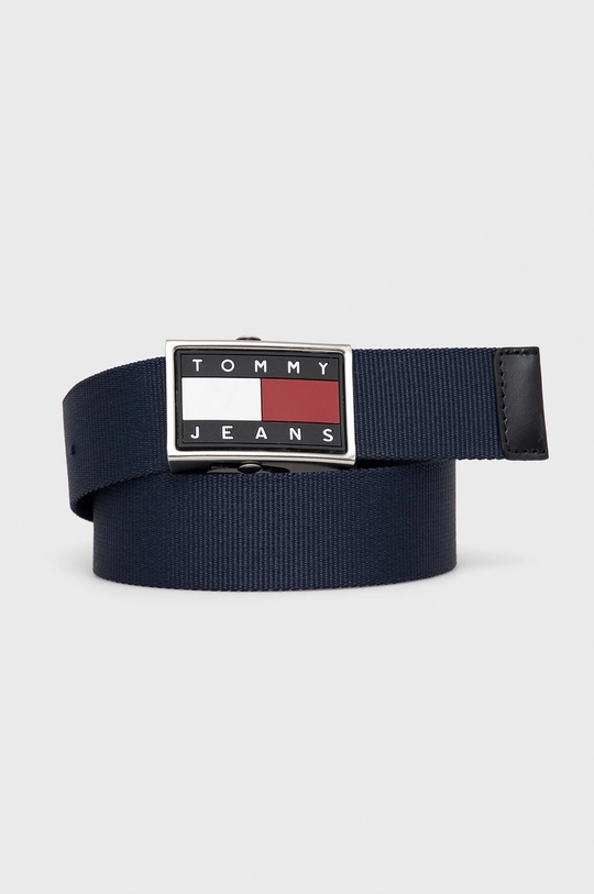 tmavomodrá Opasok Tommy Jeans Webbing 3.5 Pánsky