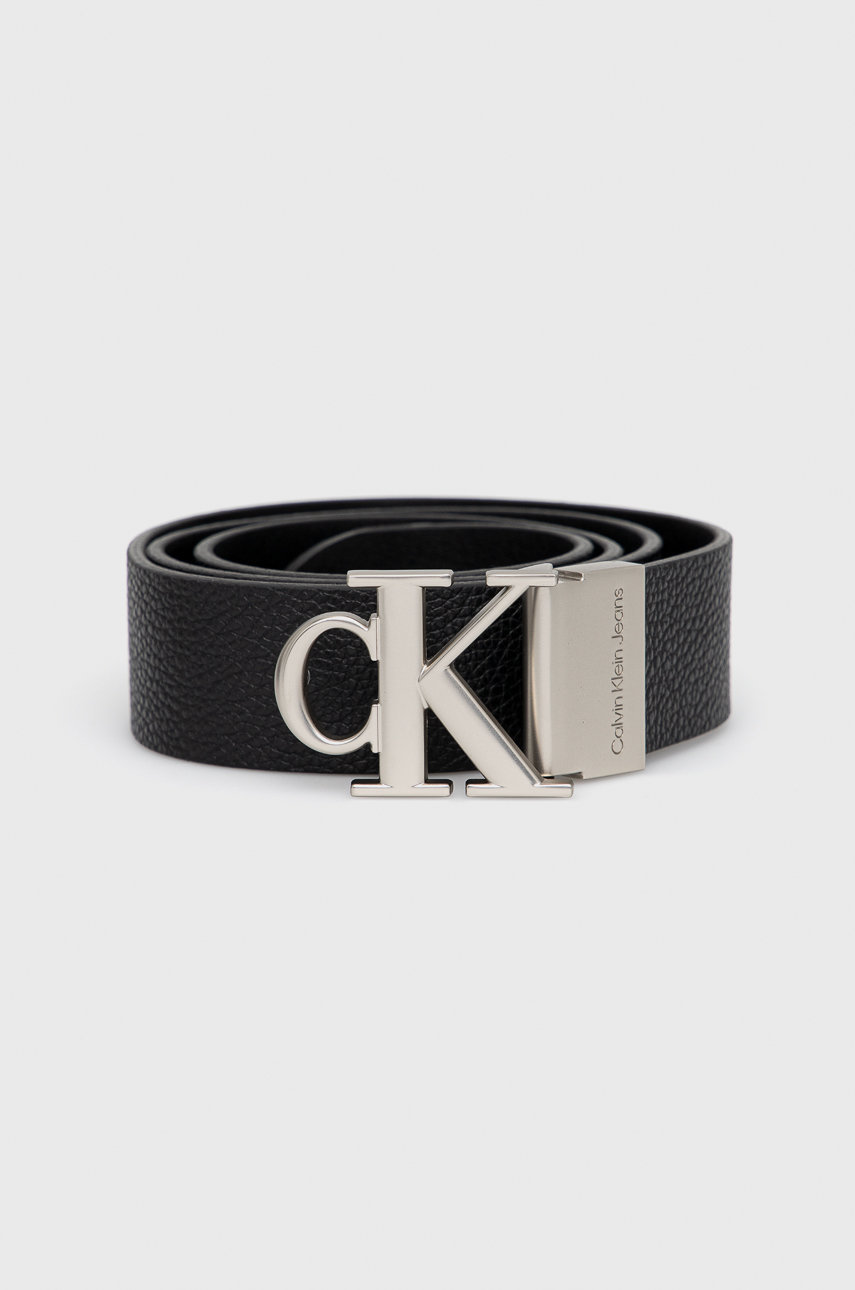 Двусторонний ремень Calvin Klein Jeans мужской цвет коричневый | ANSWEAR.ua