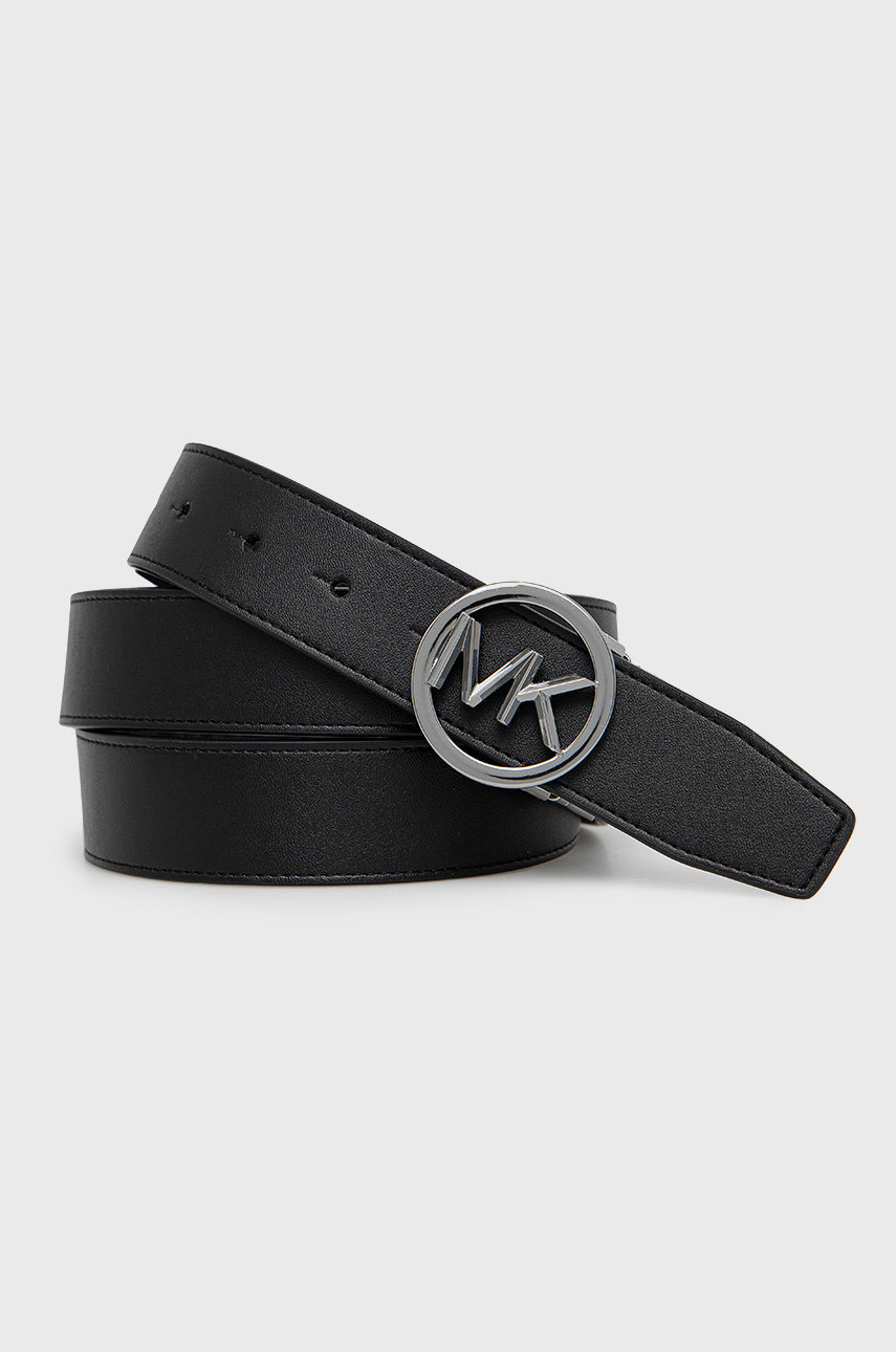 Кожаный ремень Michael Kors мужской цвет чёрный | ANSWEAR.ua