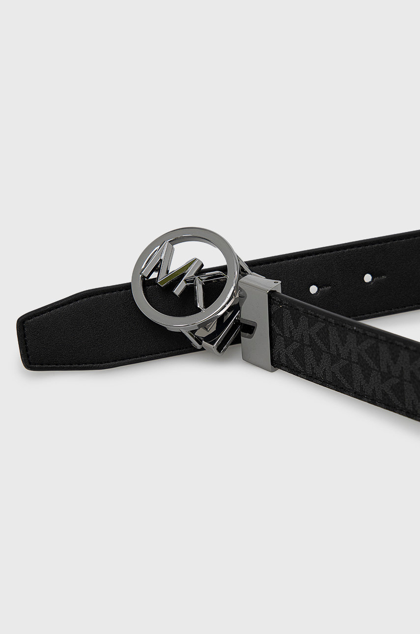 Кожаный ремень Michael Kors мужской цвет чёрный | ANSWEAR.ua
