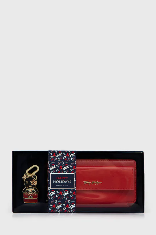 červená Peňaženka + kľúčenka Tommy Hilfiger Dámsky