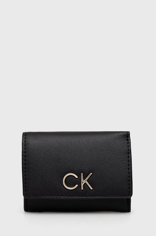černá Peněženka + klíčenka Calvin Klein Dámský