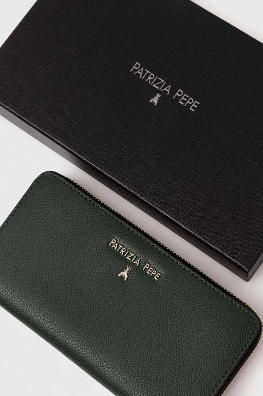 зелений Шкіряний гаманець Patrizia Pepe