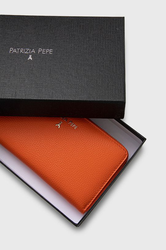 oranžová Kožená peněženka Patrizia Pepe