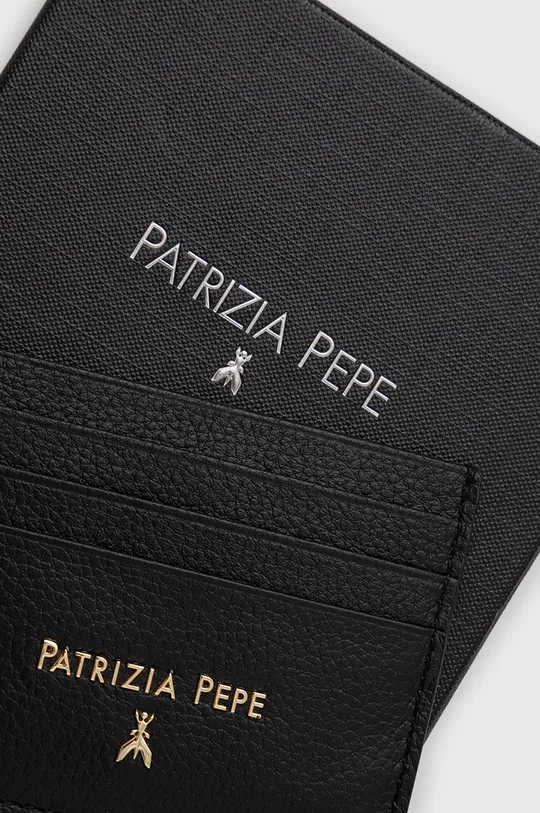 Δερμάτινη θήκη για κάρτες Patrizia Pepe Κύριο υλικό: 100% Δέρμα μοσχάρι Φόδρα: 100% Βισκόζη