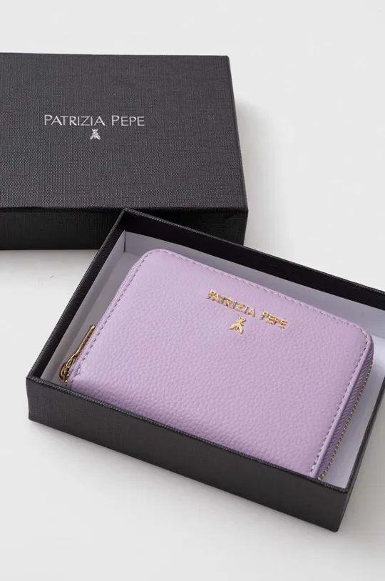 vijolična Usnjena denarnica Patrizia Pepe