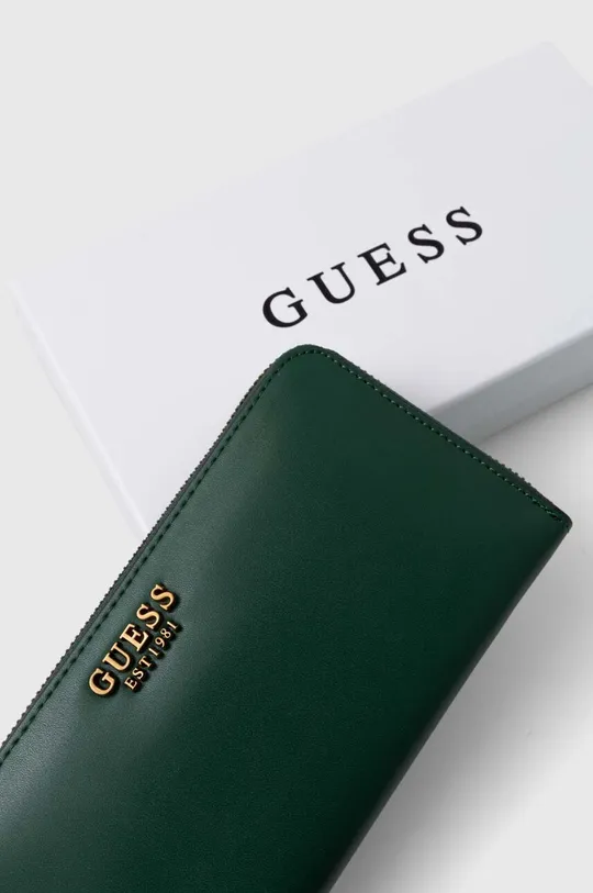 zielony Guess portfel