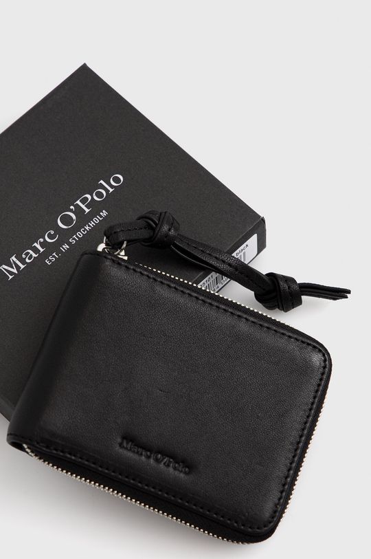 čierna Kožená peňaženka Marc O'Polo