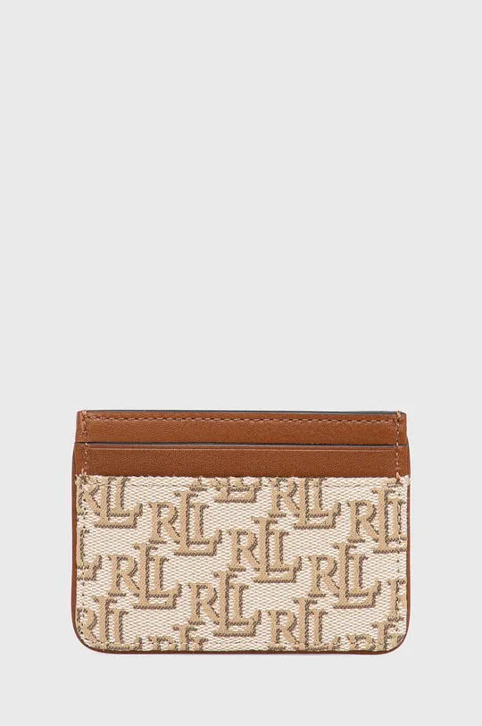 Lauren Ralph Lauren etui na karty 432867169001 64 % Bawełna, 36 % Poliester, Wstawki: 100 % Skóra bydlęca