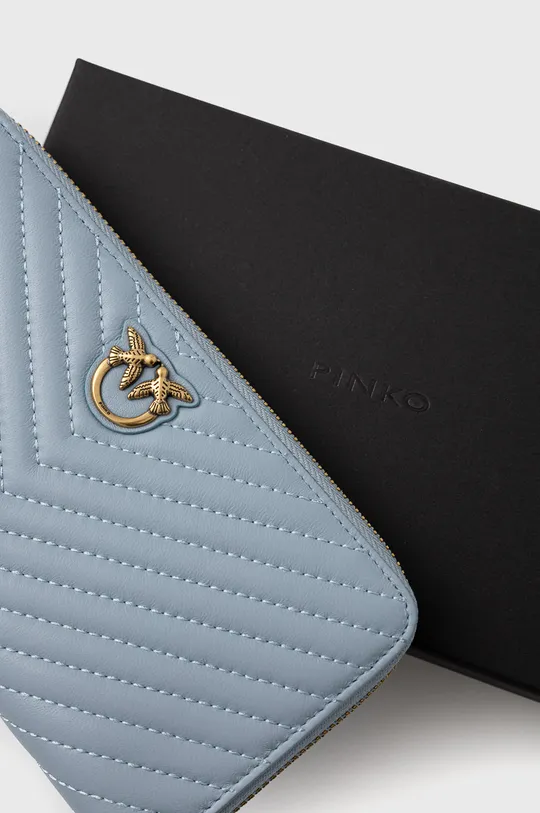 modrá Kožená peňaženka Pinko