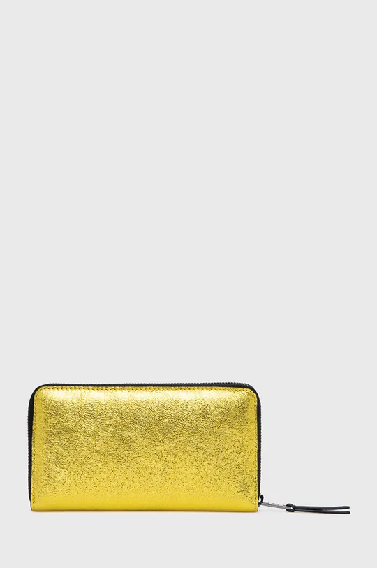 Kožená peňaženka Karl Lagerfeld žltá