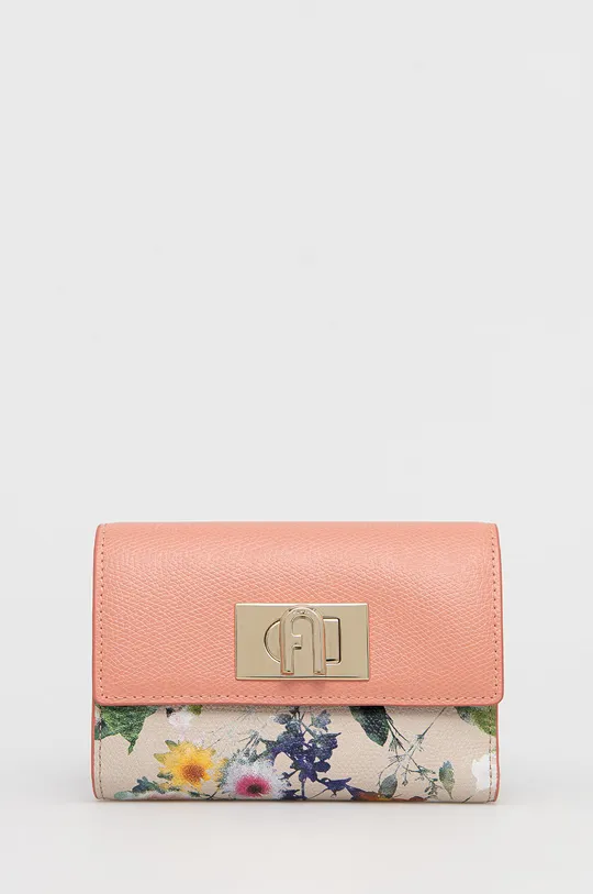 рожевий Шкіряний гаманець Furla Жіночий